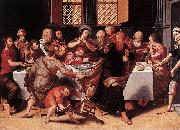 Pieter Pourbus Last Supper oil on canvas